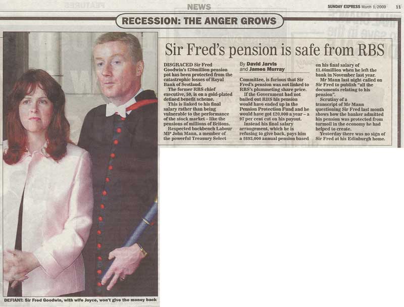 Fred's Pension